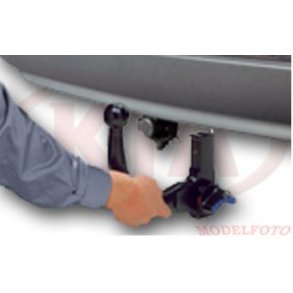 Anhngertrk med vertikal aftagelig kugle m/ 7 polet