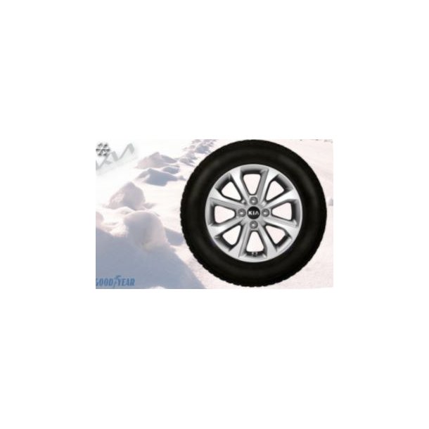 Kpl. Vinterhjul - Alu - Goodyear 15"