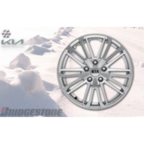 Kpl. Vinterhjul - Alu - Bridgestone 17