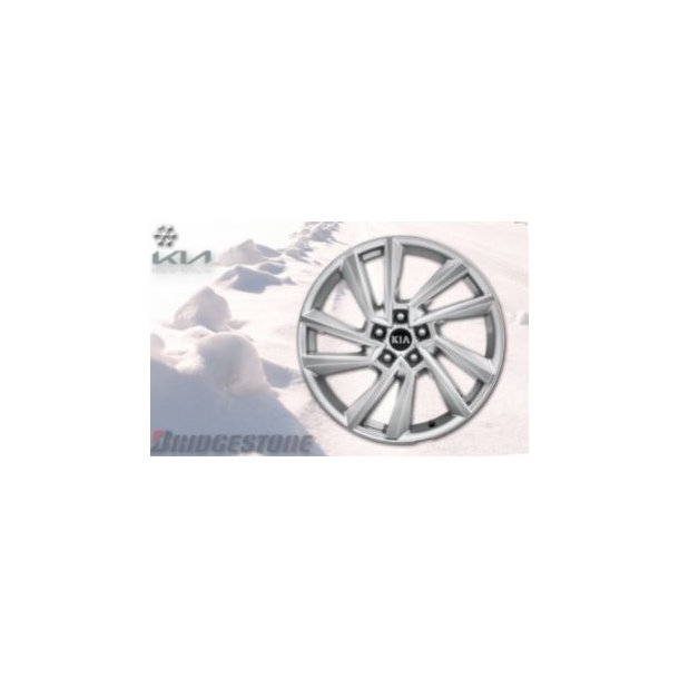 Kpl. Vinterhjul - Alu - Bridgestone 19"