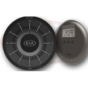ELEKTRONISK PARKERINGS-UR med KIA logo